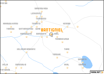 map of Bantigniel
