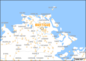 map of Bantigue