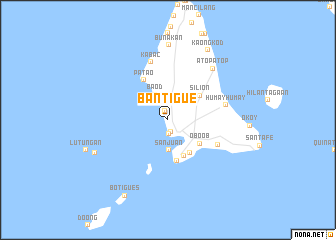 map of Bantigue