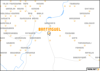 map of Bantinguel