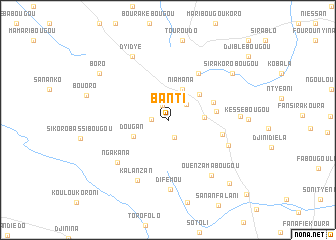 map of Banti