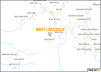 map of Ban Tlangsalè