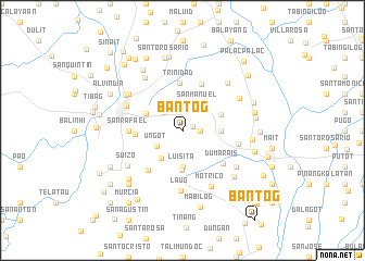 map of Bantog