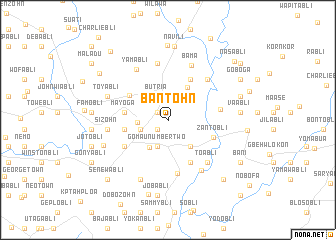 map of Bantohn