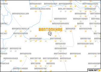 map of Ban Ton Khae