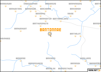 map of Ban Ton Nae