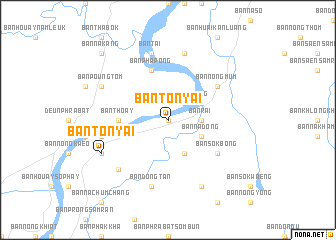 map of Ban Ton Yai