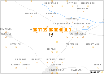 map of Bántősibánomdůlő