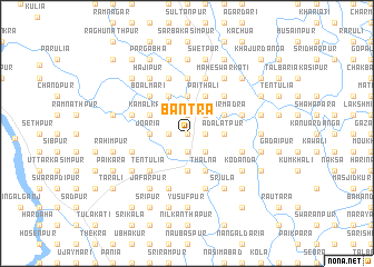 map of Bāntra
