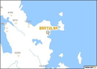 map of Bantulan