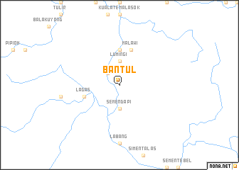 map of Bantul