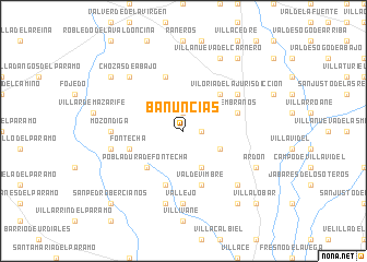 map of Banuncias