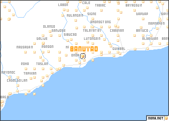 map of Banuyao