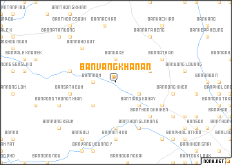 map of Ban Vangkhanan