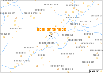 map of Ban Vangmouak