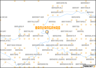 map of Ban Vangphao