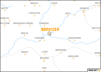 map of Bān Vīzeh