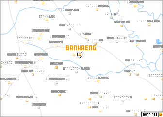 map of Ban Waeng