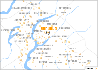 map of Banwāla