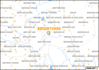 map of Ban Wat Khok