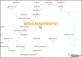 map of Ban Xichèng-Phokayoy