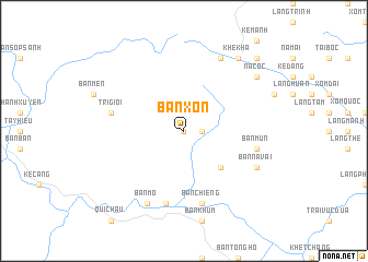 map of Bản Xon