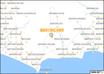 map of Ban Yai Chan