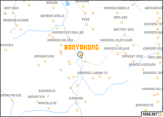map of Ban Ya Kong