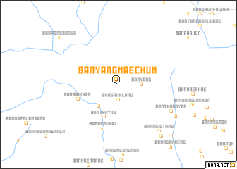 map of Ban Yang Mae Chum