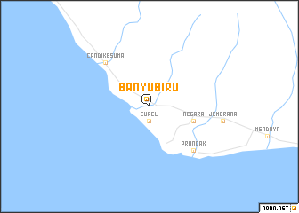 map of Banyubiru