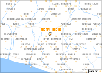 map of Banyuurip