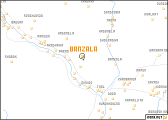 map of Banzala