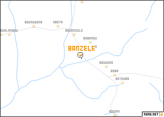 map of Banzélé