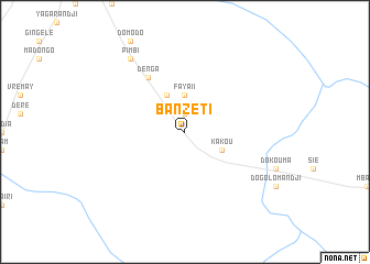 map of Banzéti