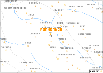 map of Baomandan