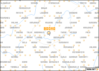 map of Baoma