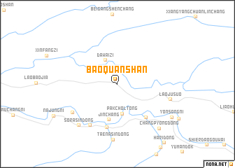 map of Baoquanshan