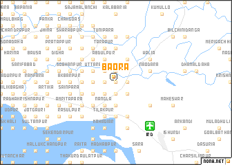 map of Bāora