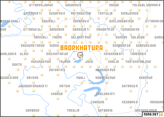 map of Bāor Khātura