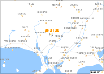 map of Baotou