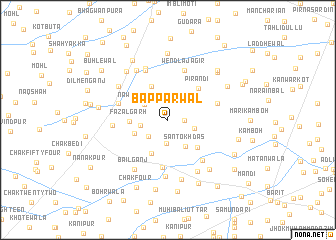 map of Bapparwāl