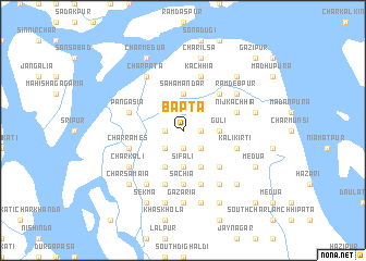 map of Bāpta