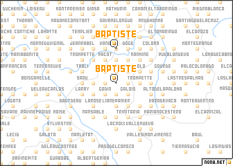 map of Baptiste