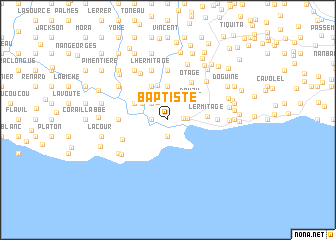 map of Baptiste