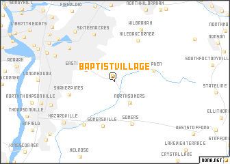 map of Baptist Village