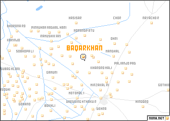 map of Bāqar Khān