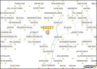 map of Bāqāt