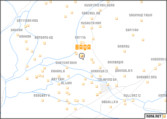 map of Baqa