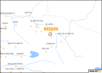 map of Baqqah