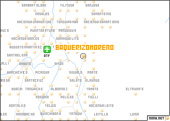 map of Baquerizo Moreno